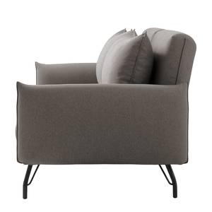 Canapé convertible Imperia Tissu structuré - Gris foncé