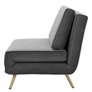 Schlafsofa Empoli Samt - Platin