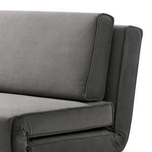 Schlafsofa Empoli Samt - Platin