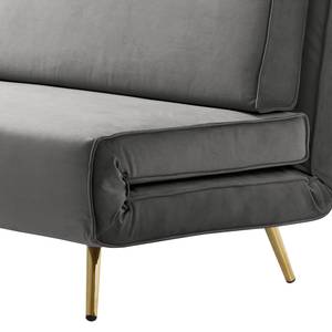 Schlafsofa Empoli Samt - Platin