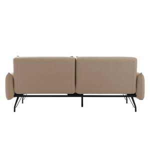 Canapé convertible Imperia Tissu structuré - Beige chiné