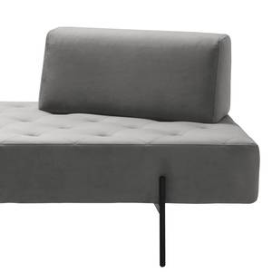 Ligfauteuil Toulon fluweel - Platina