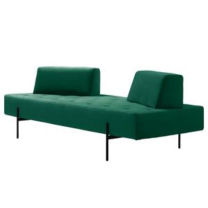 Chaise relax Toulon Velours - Vert foncé