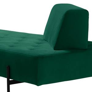 Chaise relax Toulon Velours - Vert foncé