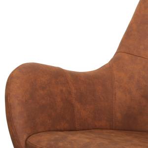 Rocking chair Harpster Aspect cuir vieilli