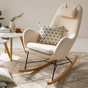 Rocking chair Harpster Tissu - Cachemire