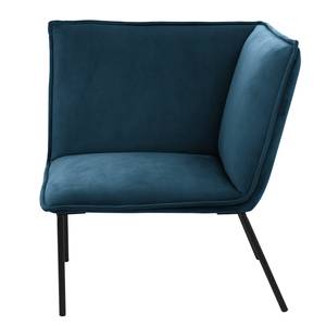 Fauteuil d'angle Dorado Velours - Bleu marine