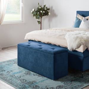 Bedkist Dogali velours - Donkerblauw