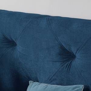 Boxspring Dogali velours - Donkerblauw - 180 x 200cm