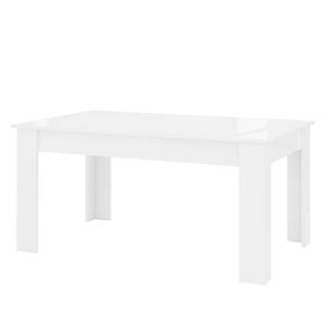 Eettafel Tricca (incl. verlengstuk) - hoogglans wit