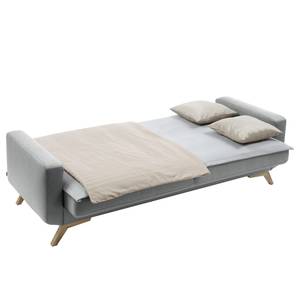 Canapé convertible Somoto Microfibre - Gris clair