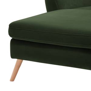 XXL-fauteuil Celaya fluweel - Donkergroen