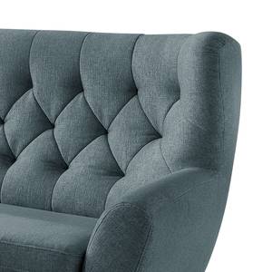 Ecksofa Celaya Microfaser - Taubengrau - Longchair davorstehend links