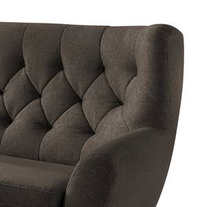 Ecksofa Celaya Microfaser - Dunkelgrau - Longchair davorstehend links