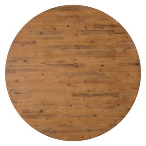 Tavolo da pranzo MANCHESTER - tondo Acacia massello / Metallo - Diametro: 120 cm