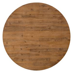 Table MANCHESTER ronde Acacia massif / Méta - Diamètre : 90 cm