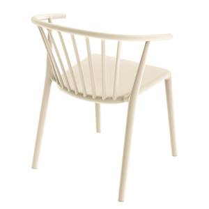 Chaises à accoudoirs Woody (lot de 2) Crème - Sans coussin d’assise