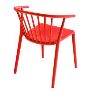 Chaises à accoudoirs Woody (lot de 2) Rouge - Sans coussin d’assise