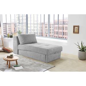 Chaise longue Teapa Microvezel - Lichtgrijs