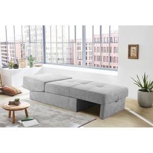 Chaise longue Teapa Microvezel - Lichtgrijs