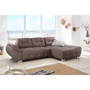 Ecksofa Arcelia Microfaser - Nougat