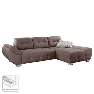 Ecksofa Arcelia Microfaser - Nougat