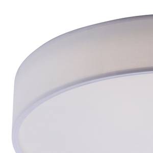 LED-Deckenleuchte Diamo Mischgewebe / Eisen - Weiß