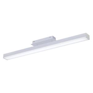 LED-plafondlamp Livonia aluminium - wit