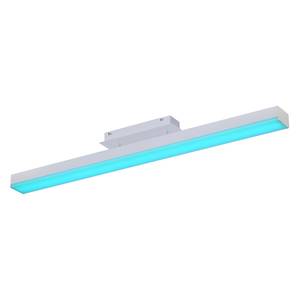 LED-plafondlamp Livonia aluminium - wit