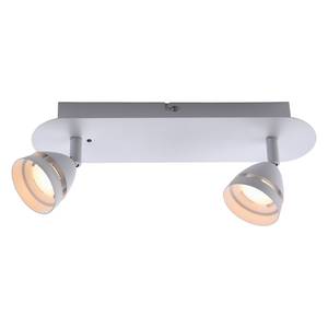 LED-plafondlamp Gemini ijzer - wit