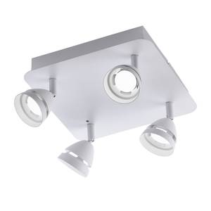 LED-plafondlamp Gemini ijzer - wit