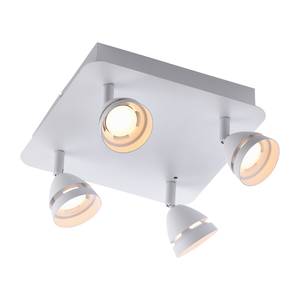 LED-plafondlamp Gemini ijzer - wit