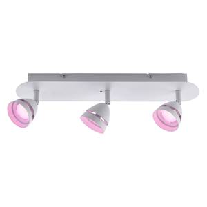 LED-plafondlamp Gemini ijzer - wit