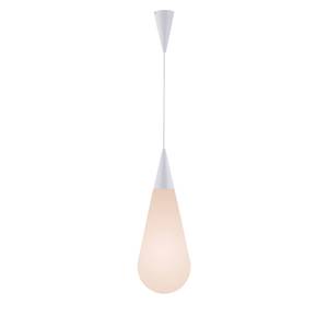 LED-hanglamp Tristan glas/ijzer - wit