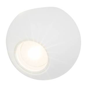 LED-Aussen-Wandleuchte Gus Glas / Aluminium - Weiß