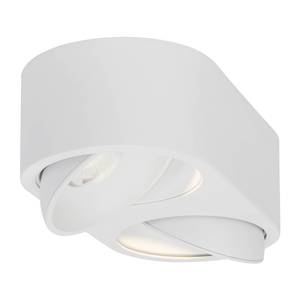 LED-Wandleuchte Leca Aluminium - Weiß