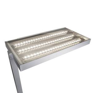 LED-Stehleuchte Gan Acrylglas / Stahl - Silber