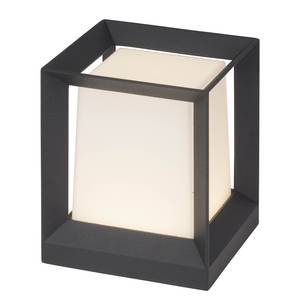 LED-Aussen-Wegeleuchte Kubus Acrylglas - Aluminium - Schwarz / Weiß