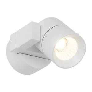 LED-Wandleuchte Kristos Glas / Aluminium - Weiß