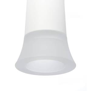 LED-Pendelleuchte Ely Acrylglas / Aluminium - Weiß