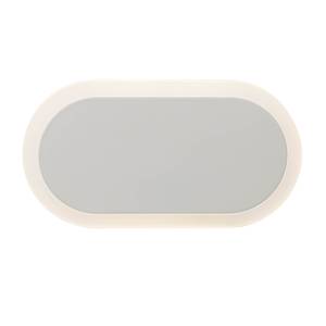LED-Wandleuchte Ric Acrylglas / Aluminium - Weiß