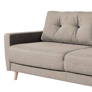 3-Sitzer Sofa SOLA Webstoff Luba: Cappuccino - Ohne Schlaffunktion