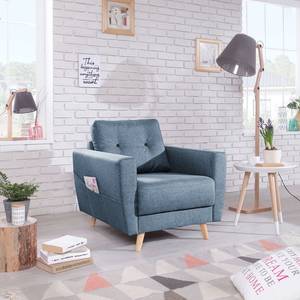 Fauteuil SOLA Tissu - Tissu Luba: Gris pigeon