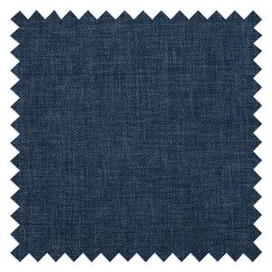 Canapé d'angle Sola II Tissu - Tissu Luba: Bleu jean - Méridienne longue à gauche (vue de face) - Sans fonction couchage