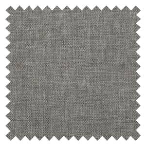 Canapé d'angle Sola II Tissu - Tissu Luba: Gris - Méridienne longue à droite (vue de face) - Sans fonction couchage