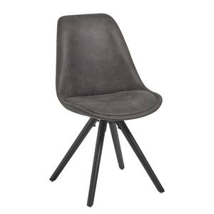 Chaises capitonnées Ralf ll (lot de 4) Graphite