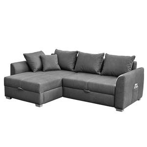 Ecksofa Jaru II Microfaser - Dunkelgrau