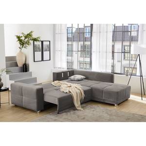 Ecksofa Nango II Samt - Taupe