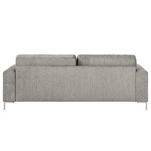 Sofa Fiesta I (3-Sitzer) Strukturstoff - Platin