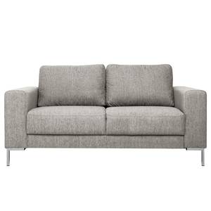 Sofa Fiesta I (2-Sitzer) Strukturstoff - Platin